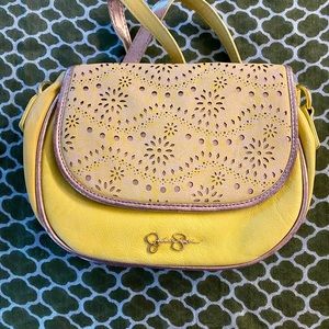 Jessica Simpson Cross-body Purse - Lime Green/Gold